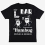 Bar Humbug Graphic Christmas T Shirt In Black, thumbnail 1 of 2