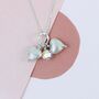 Double Sterling Silver Heart Necklace, thumbnail 9 of 11