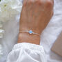 Birthstone Bracelet In Sterling Silver, thumbnail 3 of 12
