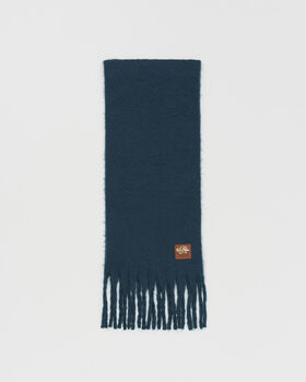 Cosy Teal Boucle Scarf, 3 of 5