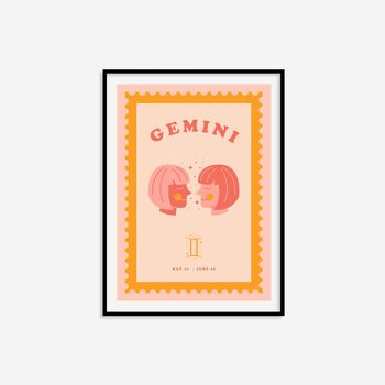 Children's Gemini Zodiac Print, 3 of 7