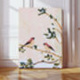 Winter Snowy Birds Art Print, thumbnail 1 of 3
