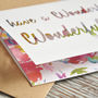 Have A Wonderfully Wonderful Day Greeting Card By Mint Nifty ...