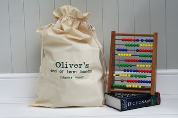 Personalised 'End Of Term' Laundry Sack, 2 of 7