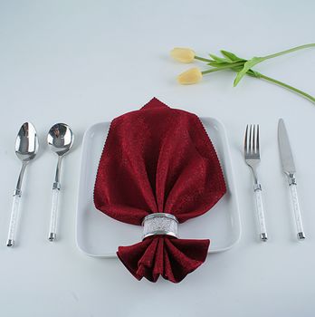 Set Of Four Napkin Rings With Swarovski Crystals, 2 of 4