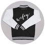 Personalised Wifey Varsity Jacket, thumbnail 1 of 2