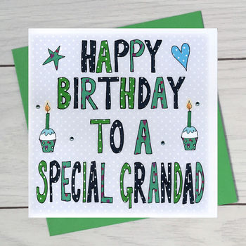 Personalised Grandad Birthday Book Card, 2 of 8