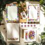 Colourful Floral Writing Set, thumbnail 1 of 5