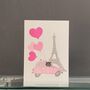 Rascals Cat Valentine Card Love In Paris, thumbnail 1 of 5