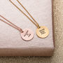 Personalised Message Disc Necklace, thumbnail 2 of 5