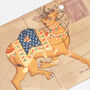 Hand Painted Vintage Indian Postcard Mix Set Of Five, thumbnail 6 of 6