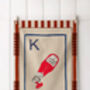 Personalised Alphabet Linen Tea Towel, thumbnail 12 of 12