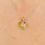 18ct Gold Plated October Birthstone Necklace Set, thumbnail 1 of 10