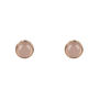 Petite Stud Earring Rosegold Plated Silver, thumbnail 3 of 8