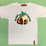 Personalised Cute All Good In The Pud Christmas T Shirt, thumbnail 3 of 8