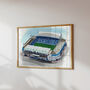 Chelsea Stamford Bridge Football Art Print, thumbnail 1 of 3