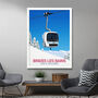 Brides Les Bains Ski Resort Poster, thumbnail 2 of 6