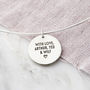 Personalised Silver Heart Message Necklace, thumbnail 2 of 4