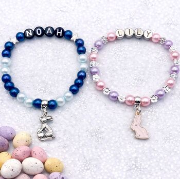 Personalised Easter Bunny Bracelet, 5 of 12