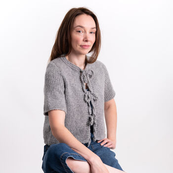 Isobel Cardigan Easy Knitting Kit, 2 of 10