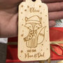 Cute Fox Personalised Wooden Christmas Gift Tag Pack, thumbnail 2 of 2