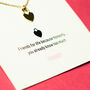 Heart Padlock 18k Gold Plated Friendship Necklace, thumbnail 4 of 11