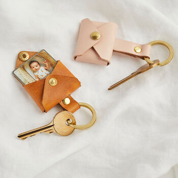 Personalised Pop Up Leather Photo Keyring, 3 of 9
