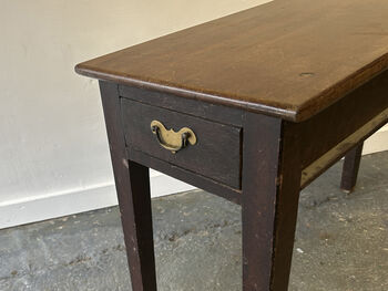 Edwardian Solid Wood Side / Console Table 1880–1910, 8 of 9
