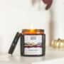 Pumpkin Spice Winter Boho Soy Wax Candle 25 Hrs, thumbnail 1 of 3