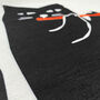 Black Cat Cushion Cover Set Of Two, thumbnail 6 of 12