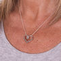 In My Heart Pendant Sterling Silver Rose Gold Plated, thumbnail 4 of 6