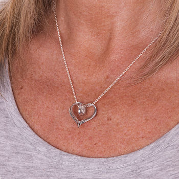 In My Heart Pendant Sterling Silver Rose Gold Plated, 4 of 6