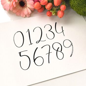 Wedding Tambourine Name Vinyl Decal, 6 of 12