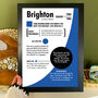 Personalised Season Print Gift For Brighton Fans, thumbnail 5 of 6
