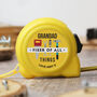 Personalised Fixer Of All Things Tape Measure, thumbnail 2 of 3