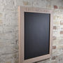 Personalised White Oiled Oak Cork Or Chalk Notice Board, thumbnail 5 of 7
