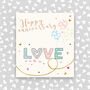 Happy Anniversary Card Love Is In The Air, thumbnail 1 of 3