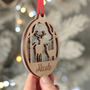 Glitter Deer 3D Christmas Tree Decoration Bauble, thumbnail 6 of 8