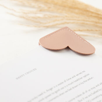 Bookmark Heart Corner Page Marker, Perfect Valentines Gift For Reader, 2 of 10
