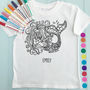 Mermaid Kids T Shirts With Personalisation, thumbnail 1 of 3