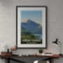 Great Gable Lake District Peak Landscape Art Print, thumbnail 1 of 4