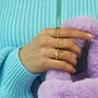 Jewelled Dreams Chunky Ring, thumbnail 6 of 8