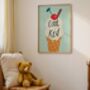 Cool Kid 99 Ice Cream Art Print, thumbnail 5 of 6