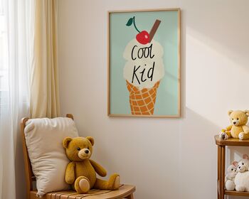 Cool Kid 99 Ice Cream Art Print, 5 of 6