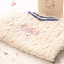 Personalised Back Embroidered Childrens Cricket Jumper, thumbnail 5 of 12