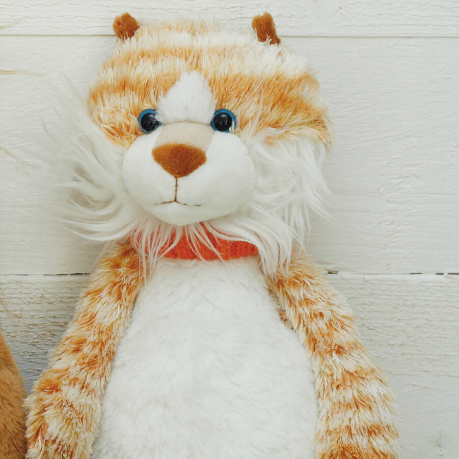 soft cuddly cat toy