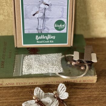 Butterfly Bead Craft Kit White, 2 of 4
