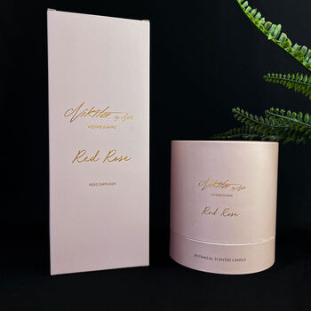 Botanical Pillar Scented Candle, Lily Rose, 6 of 6