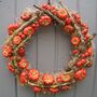 Autumn Pumpkin Wreath, thumbnail 1 of 9
