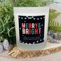Personalised Merry And Bright Christmas Candle Gift, thumbnail 1 of 10
